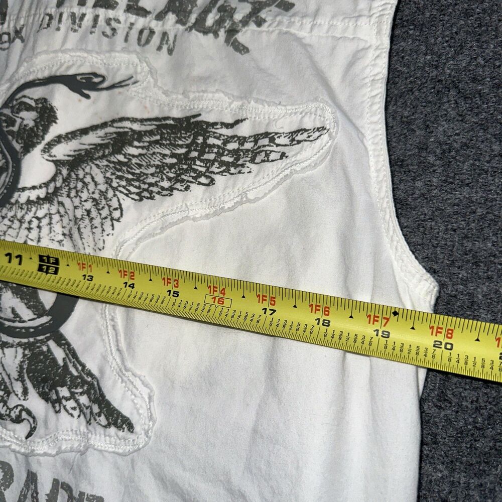 DKNY Biker Vest East Village Union Trade Manhattan Bronx Size S Small Vintage - Picture 4 of 8